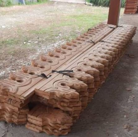 lisplang kayu jati ukir semarang